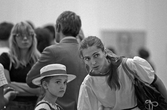 Exhibition of paintings by Ilya Glazunov at Moscow's Manezh Central Exhibition Hall