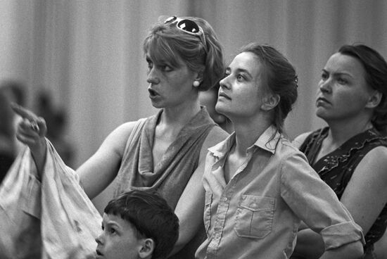 Exhibition of paintings by Ilya Glazunov at Moscow's Manezh Central Exhibition Hall