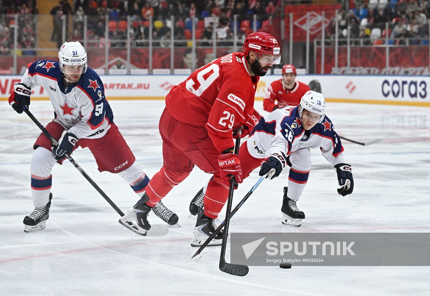 Russia Ice Hockey Kontinental League Spartak - CSKA
