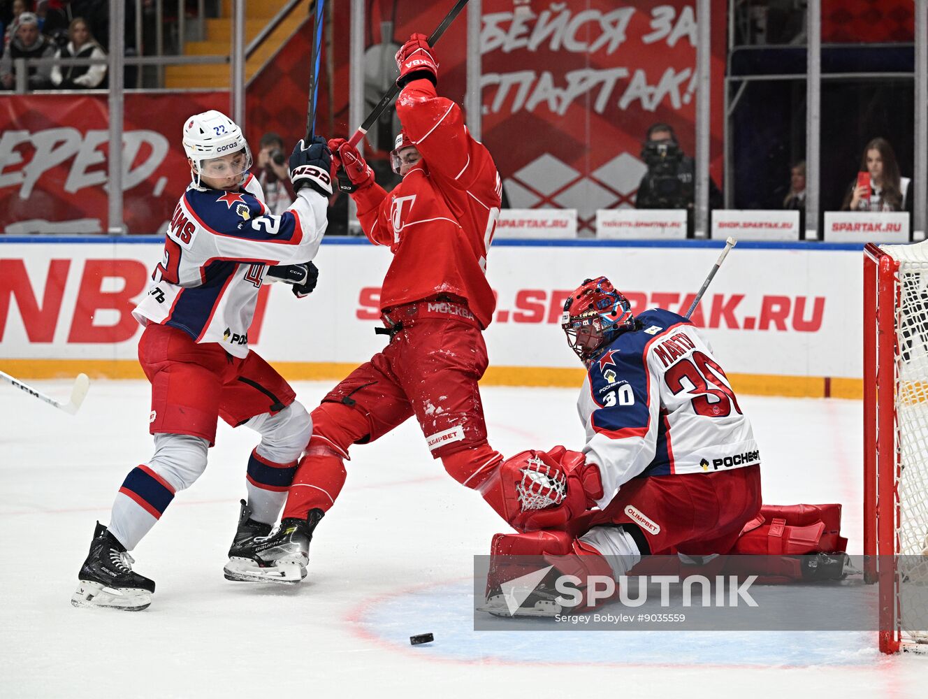 Russia Ice Hockey Kontinental League Spartak - CSKA