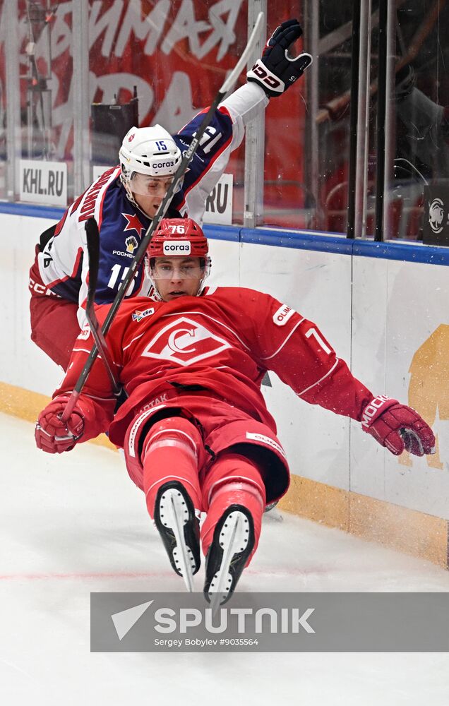 Russia Ice Hockey Kontinental League Spartak - CSKA