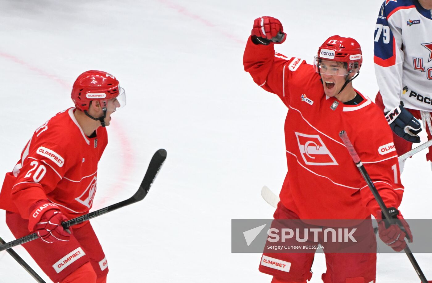 Russia Ice Hockey Kontinental League Spartak - CSKA