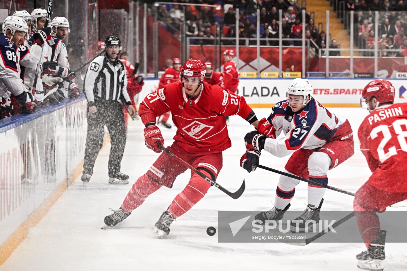 Russia Ice Hockey Kontinental League Spartak - CSKA