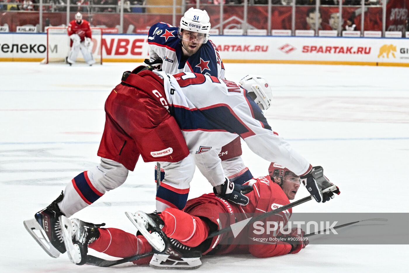 Russia Ice Hockey Kontinental League Spartak - CSKA