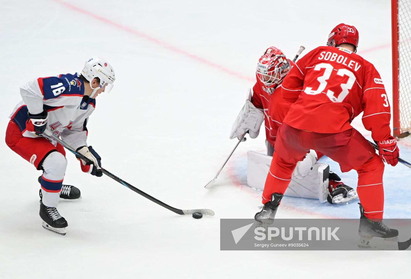 Russia Ice Hockey Kontinental League Spartak - CSKA