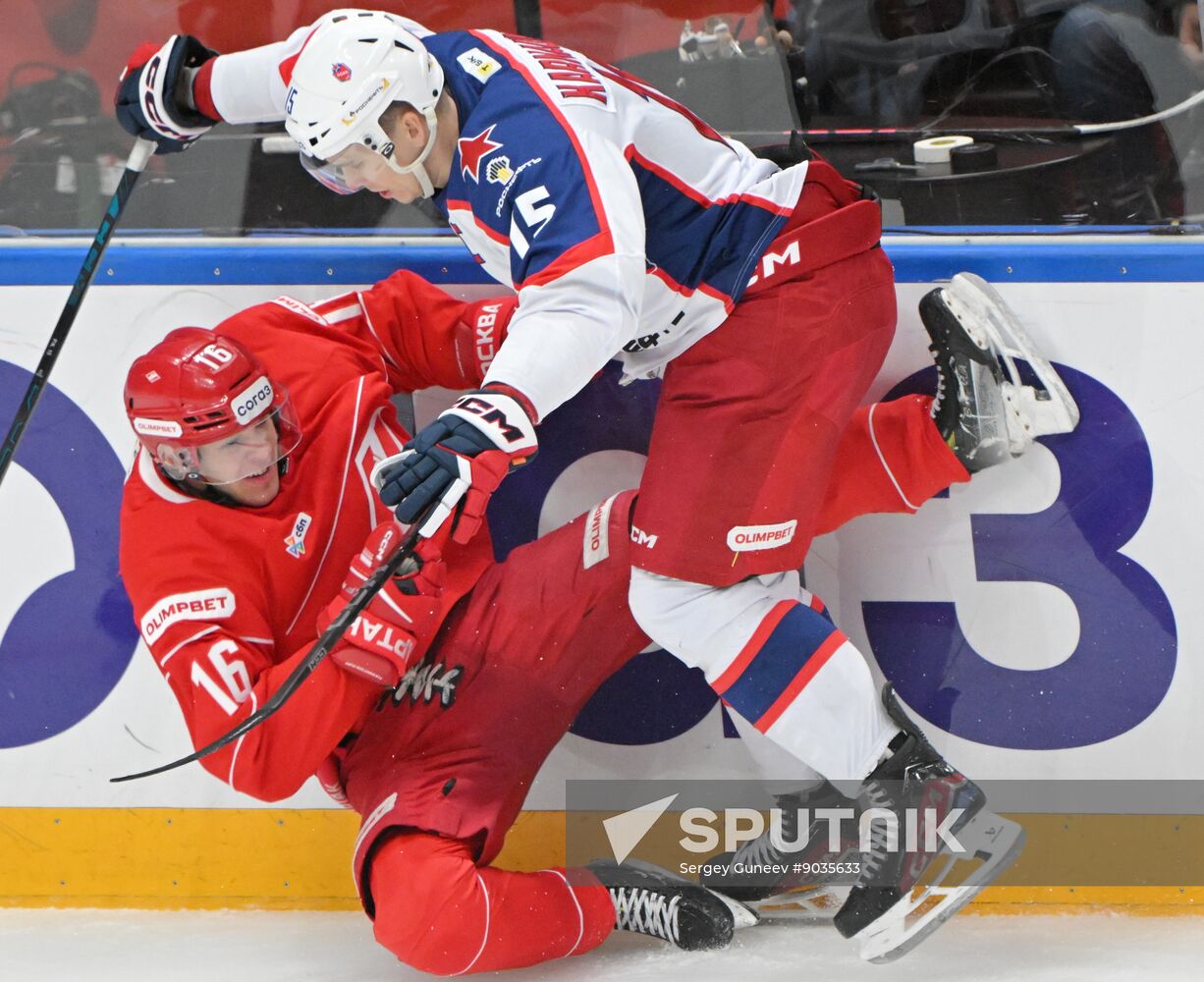 Russia Ice Hockey Kontinental League Spartak - CSKA