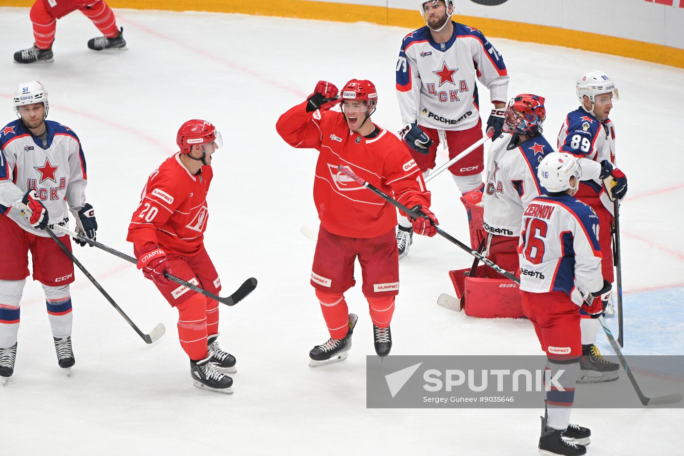 Russia Ice Hockey Kontinental League Spartak - CSKA