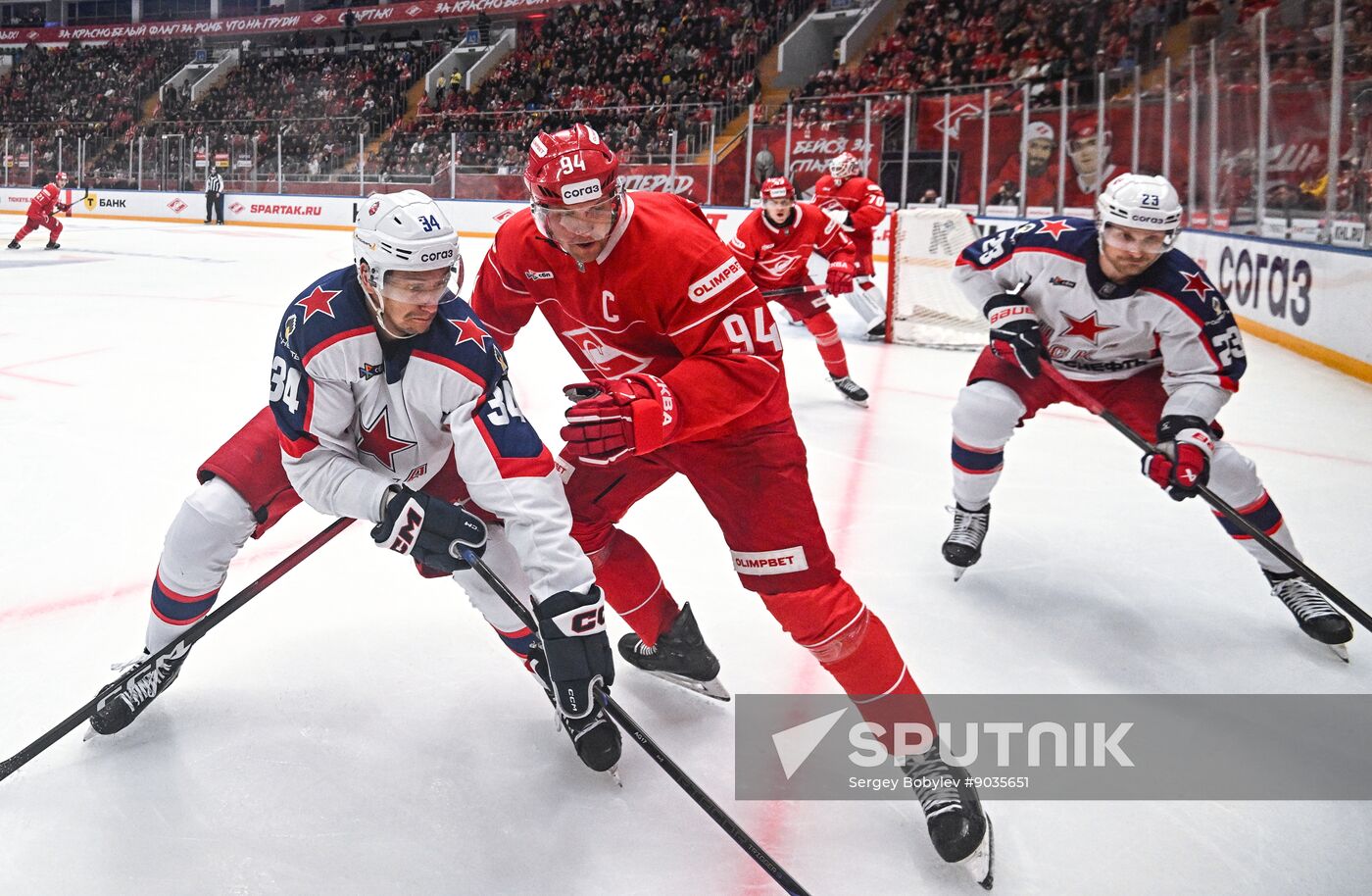 Russia Ice Hockey Kontinental League Spartak - CSKA