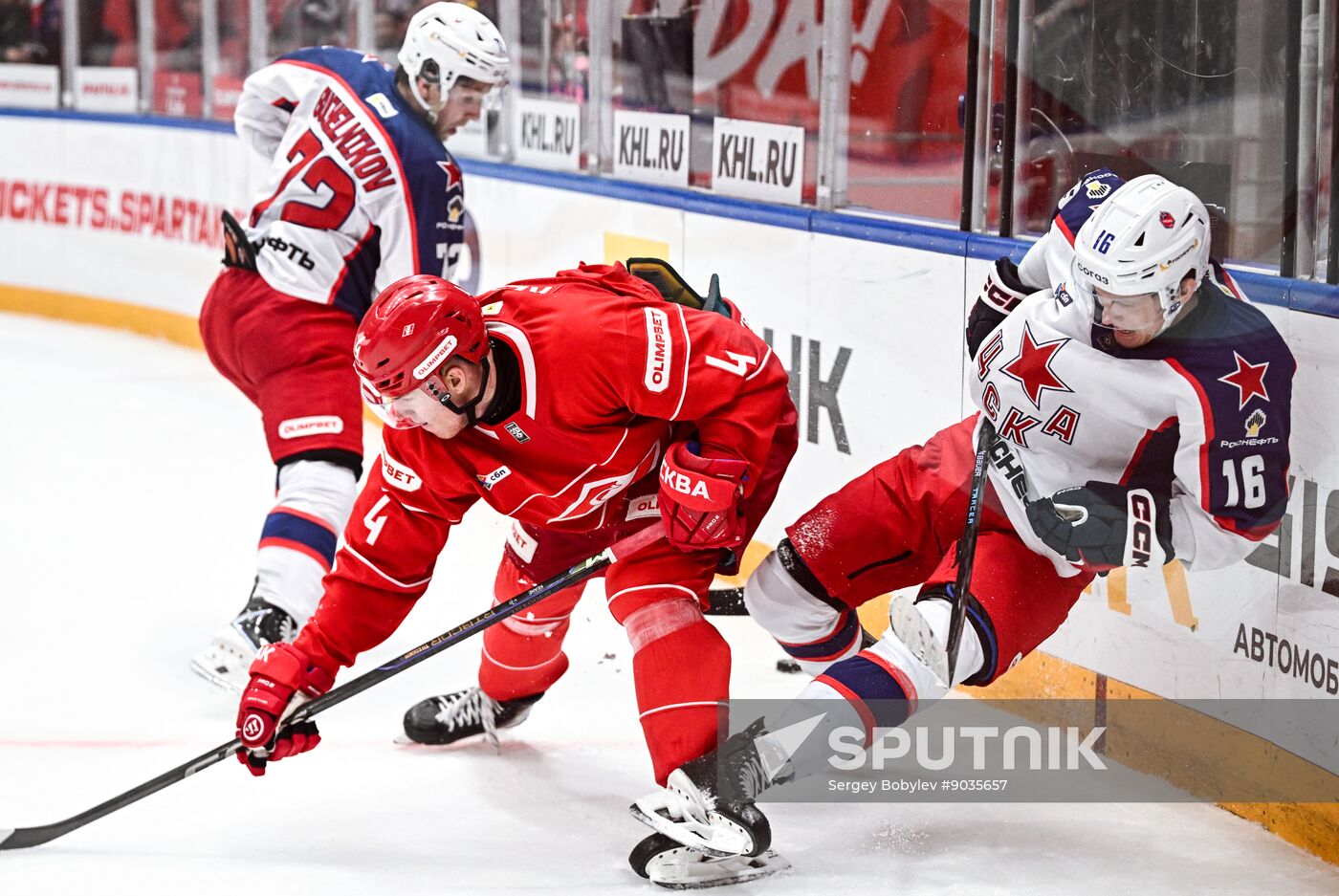 Russia Ice Hockey Kontinental League Spartak - CSKA