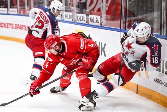 Russia Ice Hockey Kontinental League Spartak - CSKA
