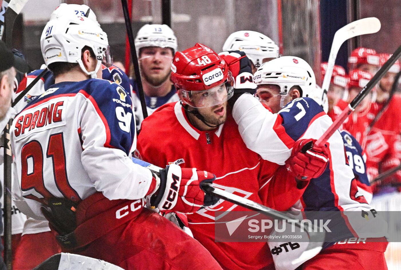 Russia Ice Hockey Kontinental League Spartak - CSKA
