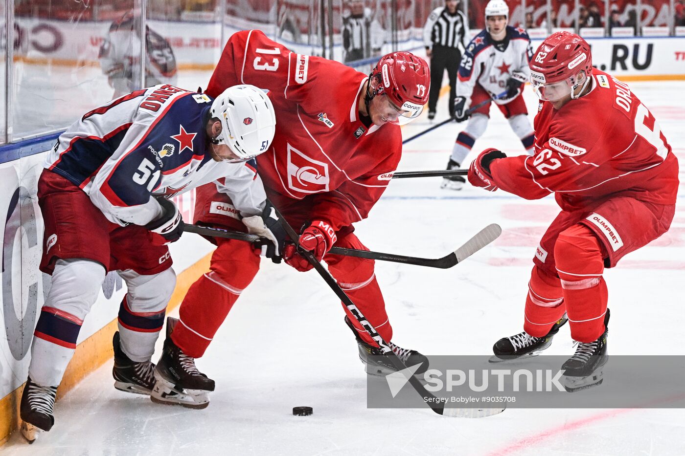 Russia Ice Hockey Kontinental League Spartak - CSKA