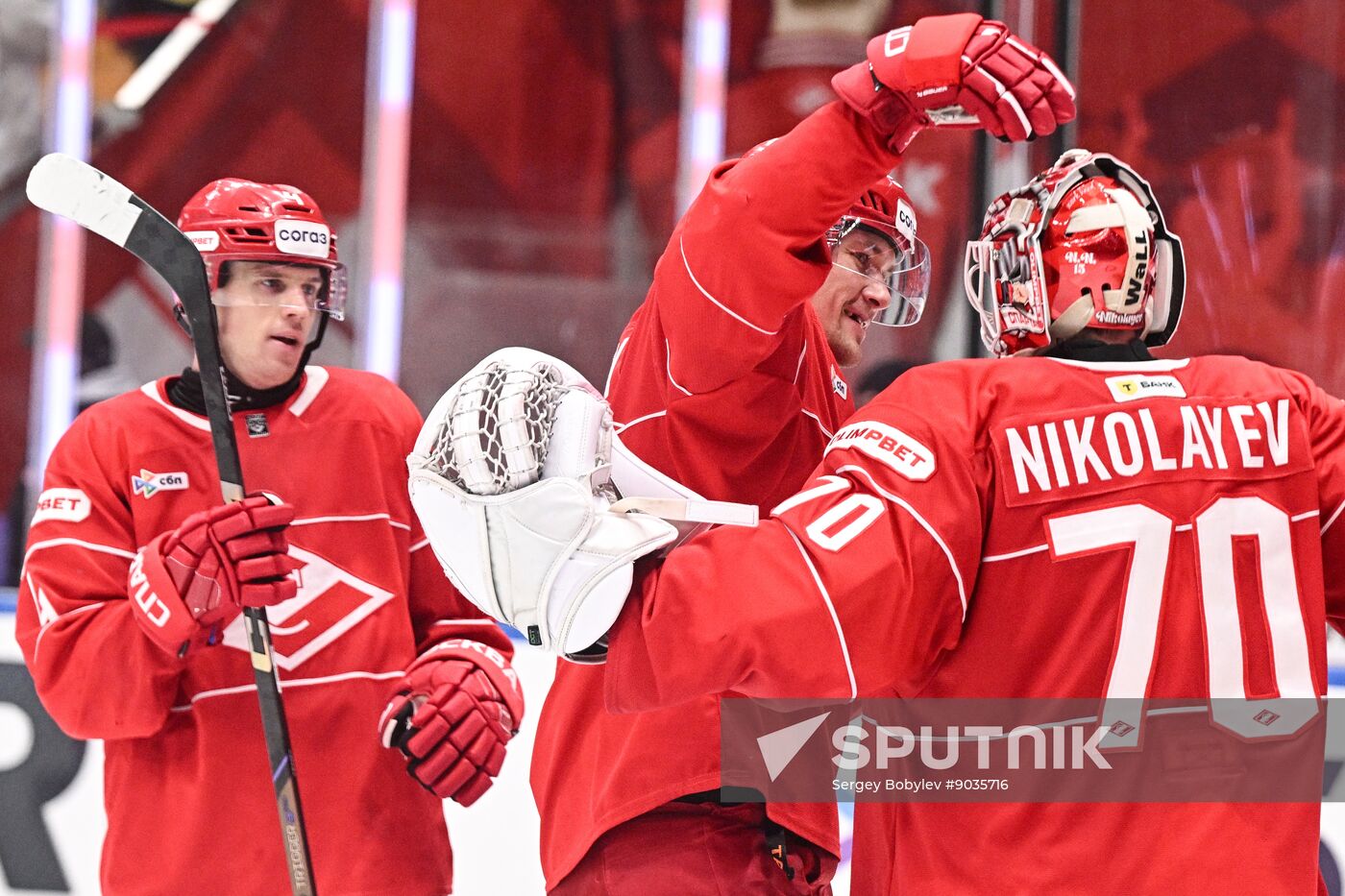 Russia Ice Hockey Kontinental League Spartak - CSKA
