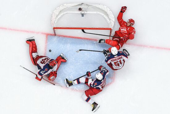 Russia Ice Hockey Kontinental League Spartak - CSKA