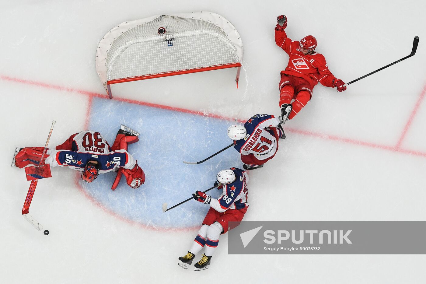 Russia Ice Hockey Kontinental League Spartak - CSKA
