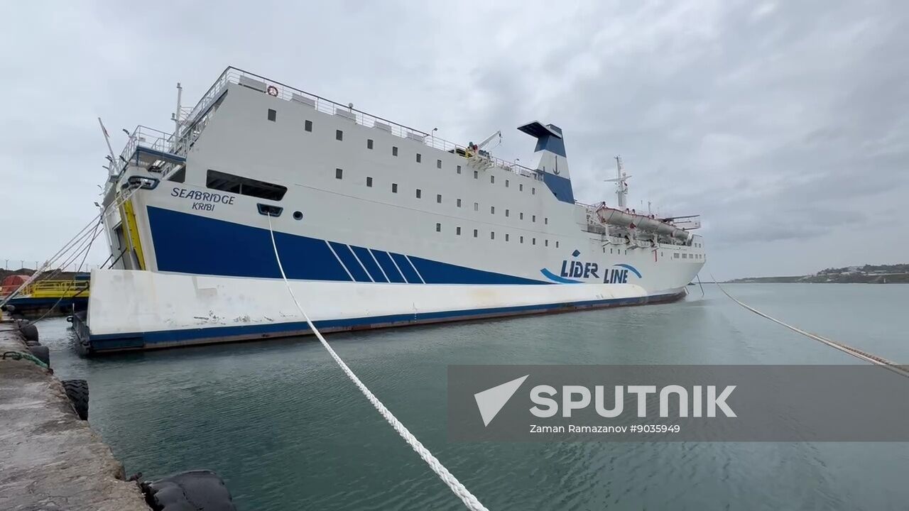 Turkey Russia Ferry Traffic