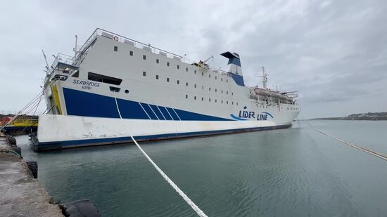 Turkey Russia Ferry Traffic