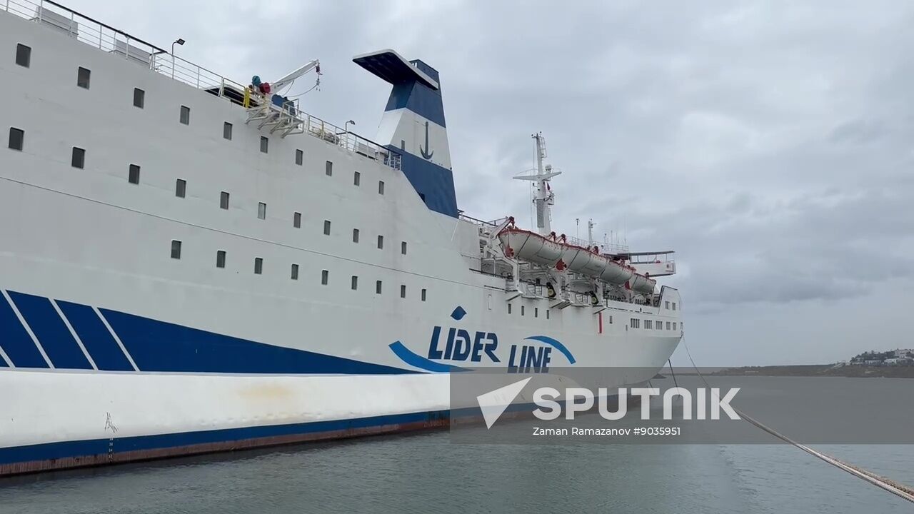 Turkey Russia Ferry Traffic