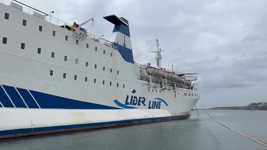 Turkey Russia Ferry Traffic