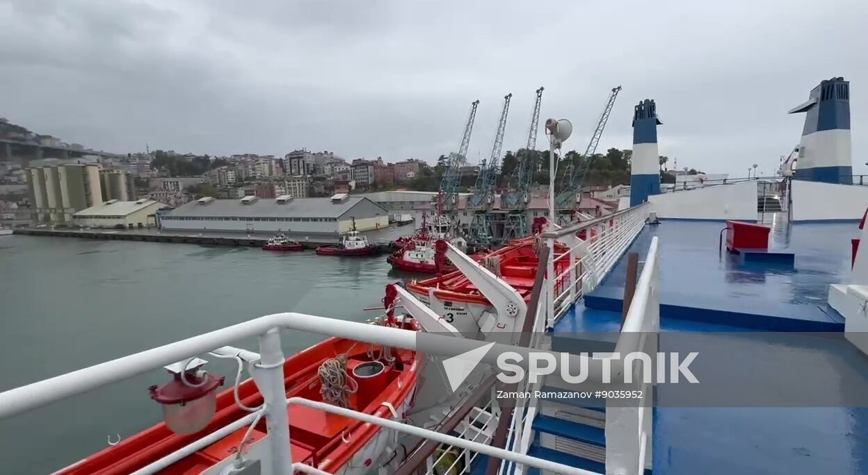 Turkey Russia Ferry Traffic