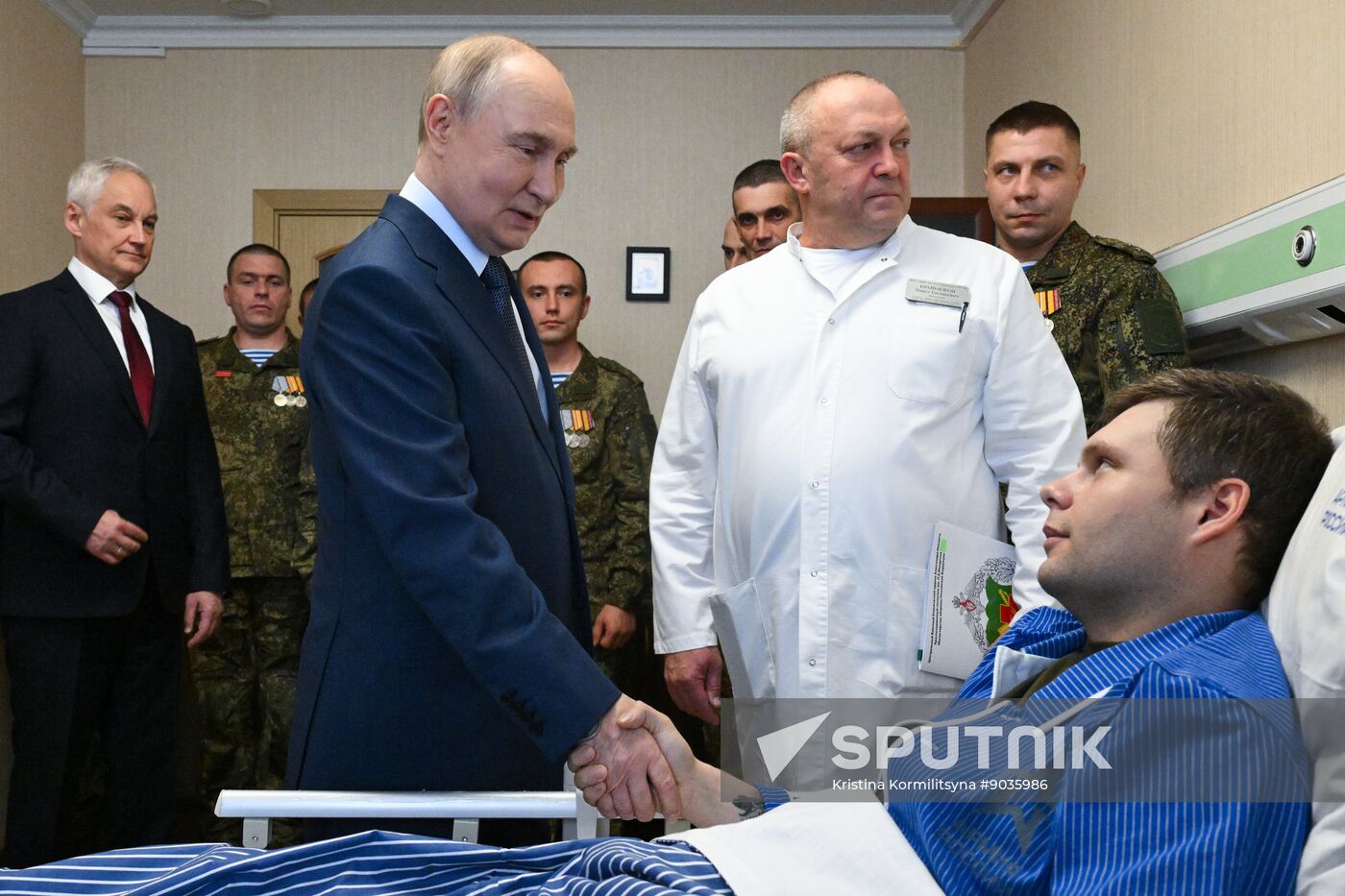 Russia Putin Military Hospital
