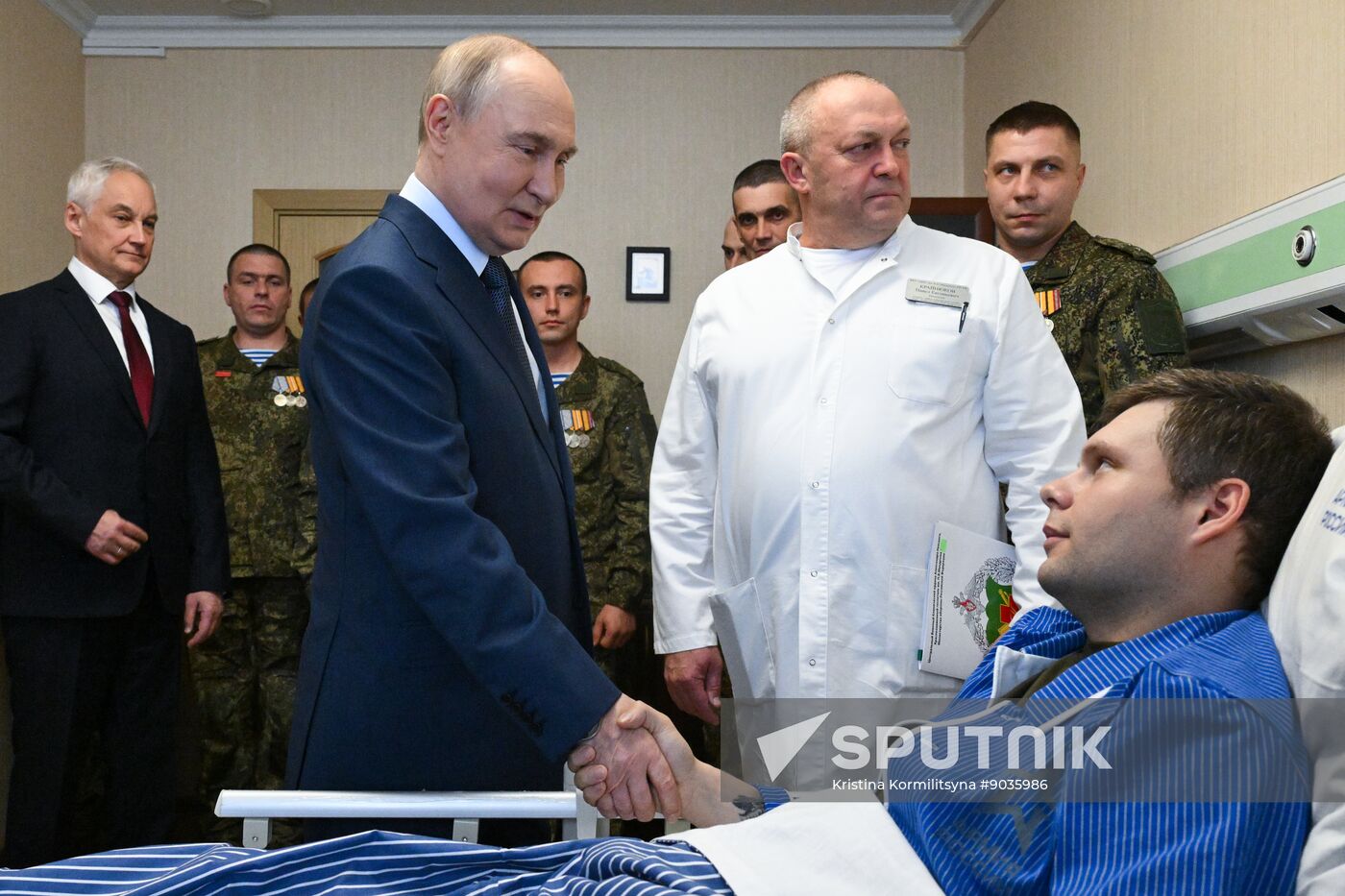 Russia Putin Military Hospital