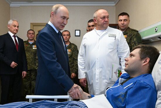 Russia Putin Military Hospital