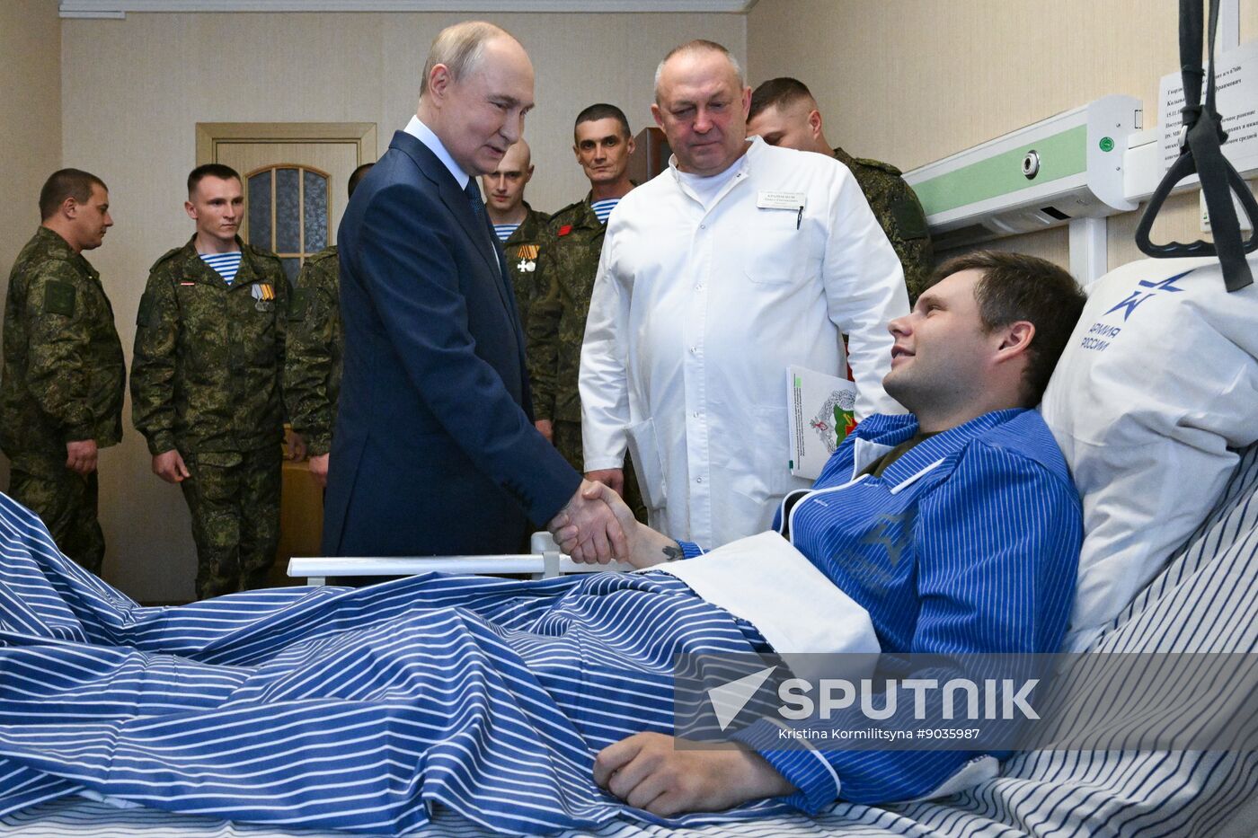 Russia Putin Military Hospital