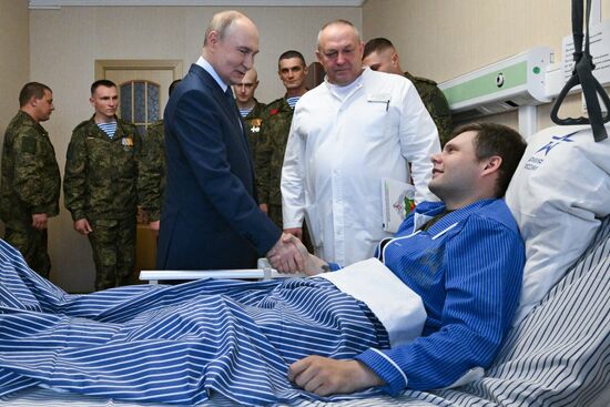 Russia Putin Military Hospital