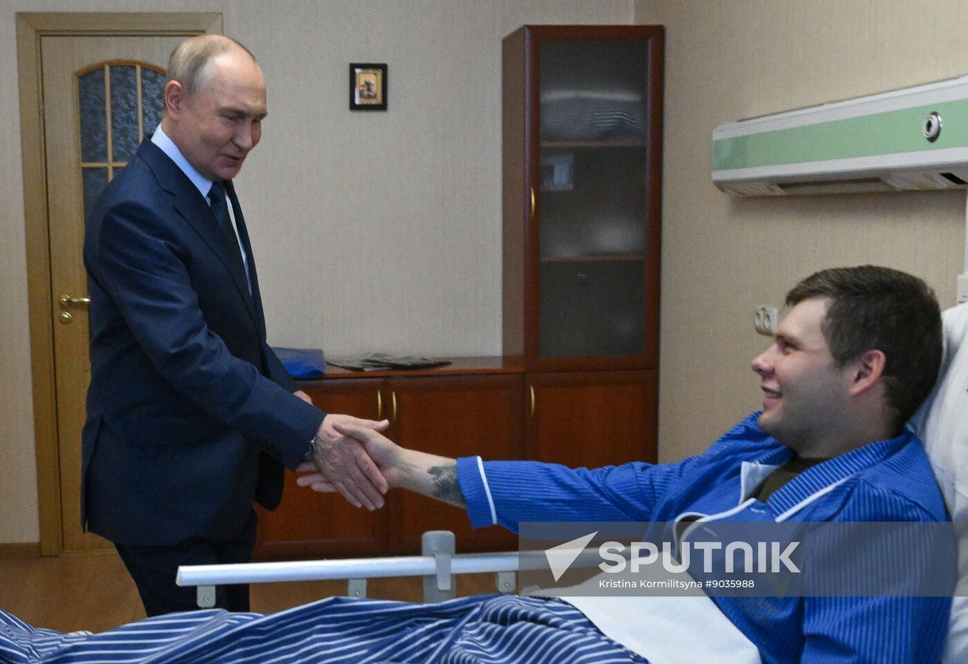 Russia Putin Military Hospital