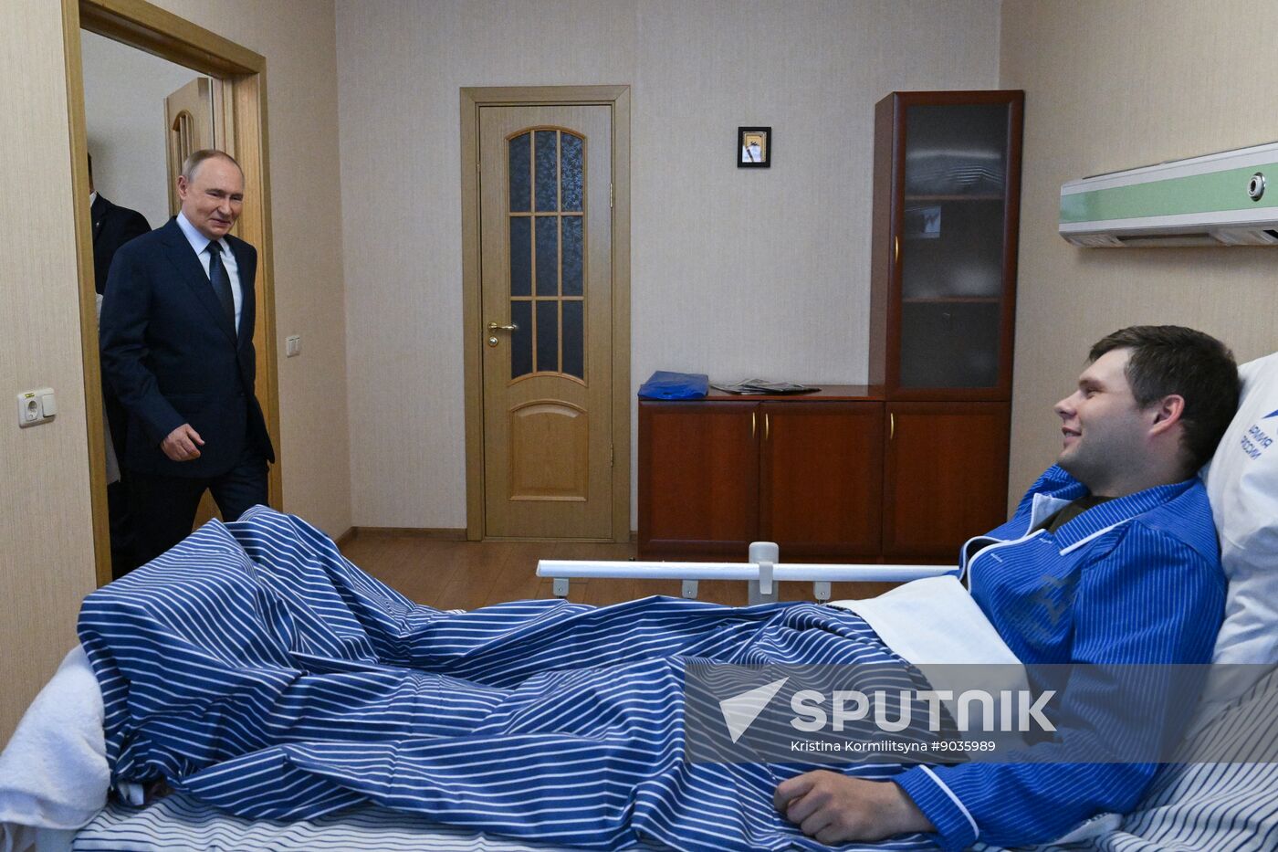 Russia Putin Military Hospital