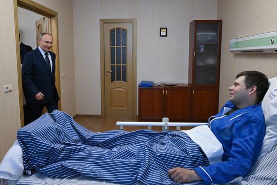 Russia Putin Military Hospital