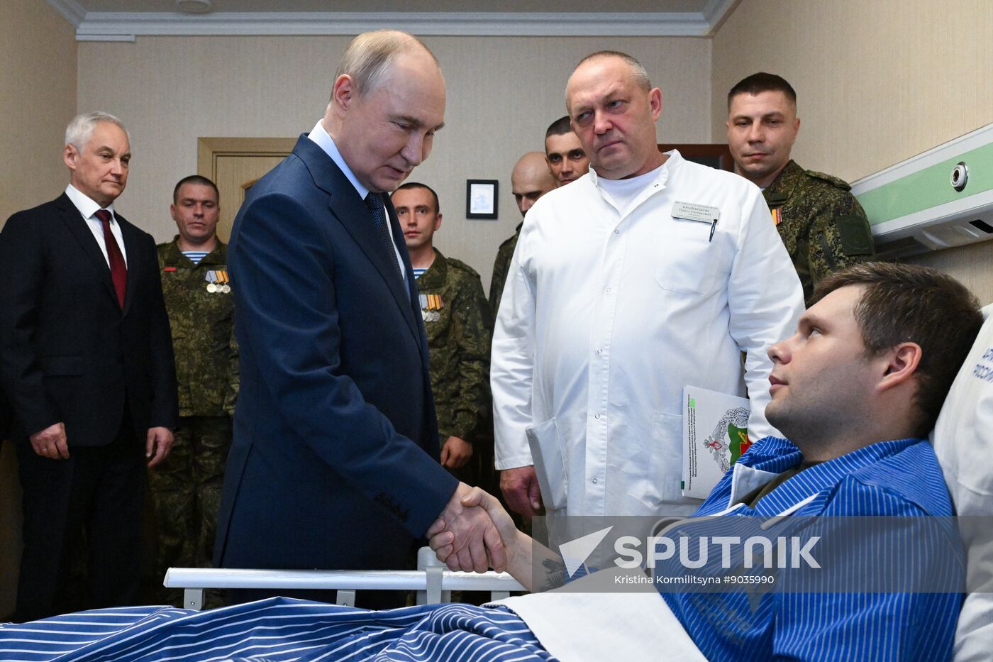 Russia Putin Military Hospital