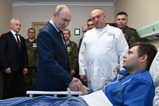 Russia Putin Military Hospital