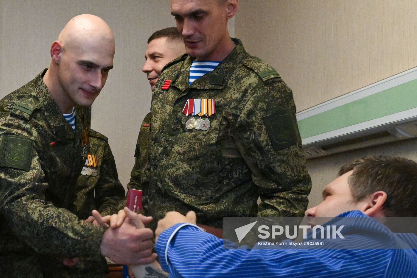 Russia Putin Military Hospital