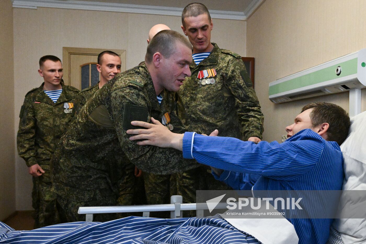Russia Putin Military Hospital