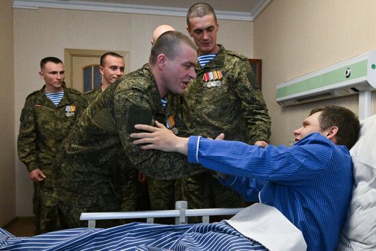 Russia Putin Military Hospital