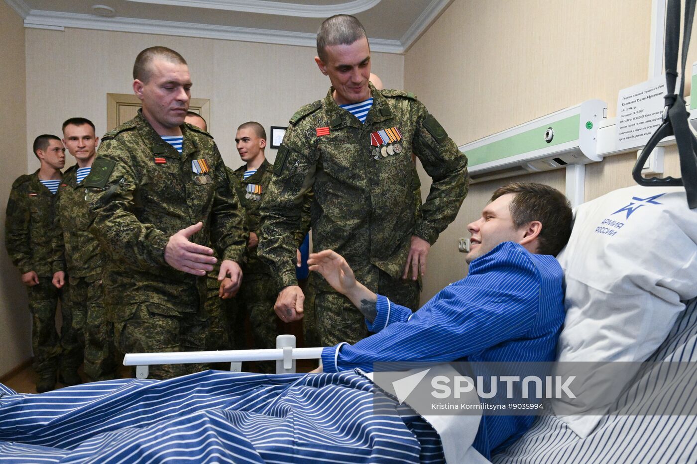 Russia Putin Military Hospital