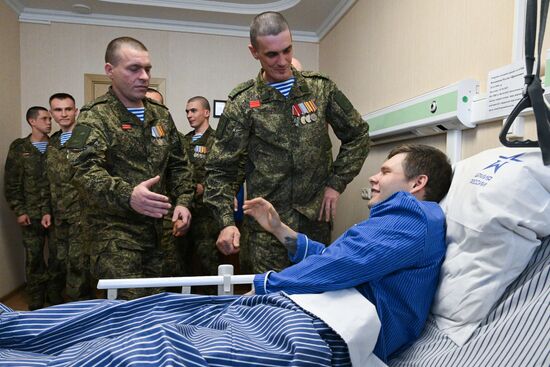 Russia Putin Military Hospital