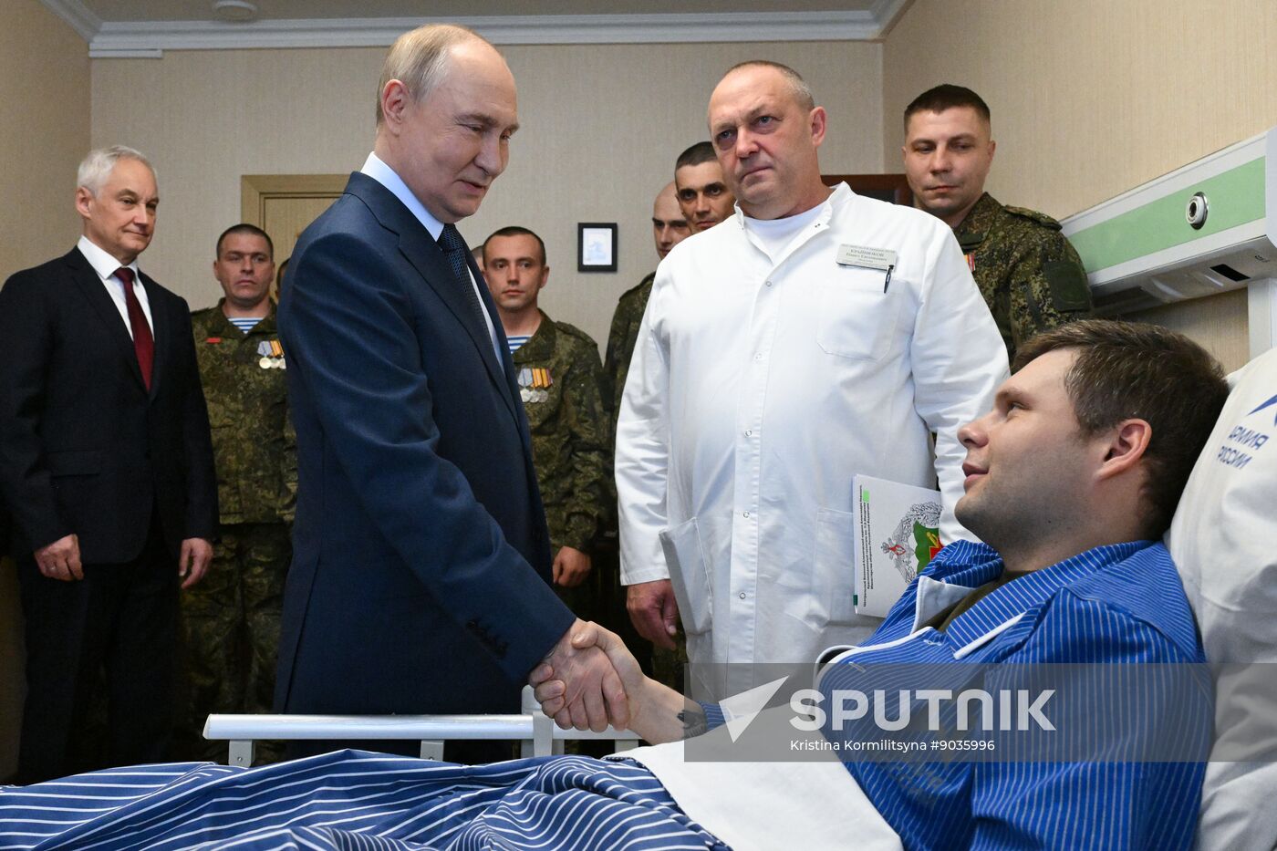 Russia Putin Military Hospital