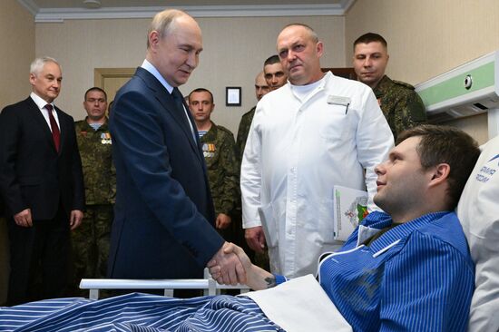Russia Putin Military Hospital