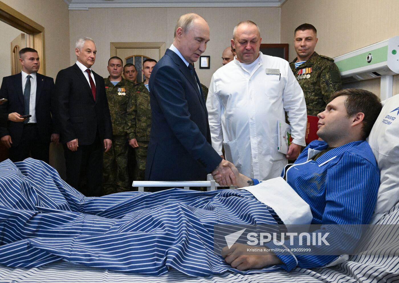 Russia Putin Military Hospital