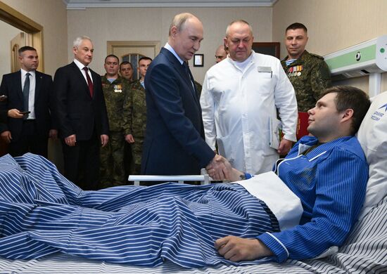 Russia Putin Military Hospital