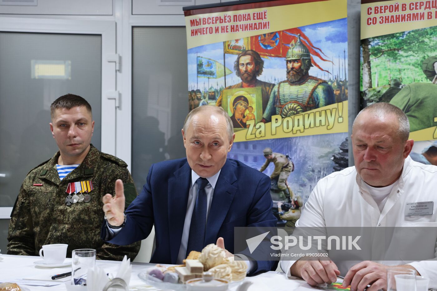 Russia Putin Military Hospital