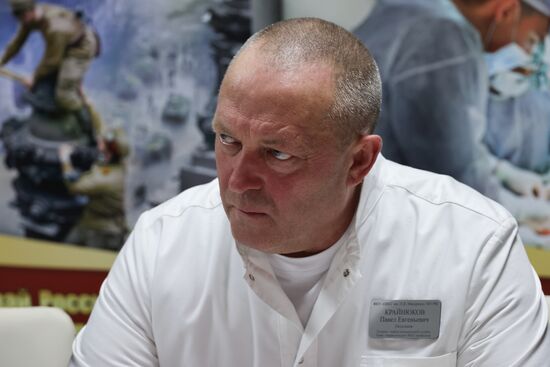 Russia Putin Military Hospital