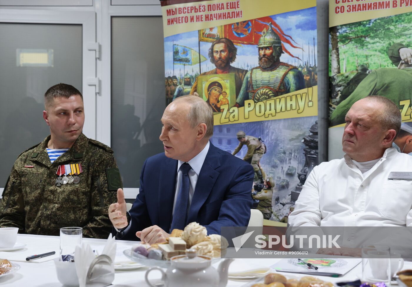 Russia Putin Military Hospital