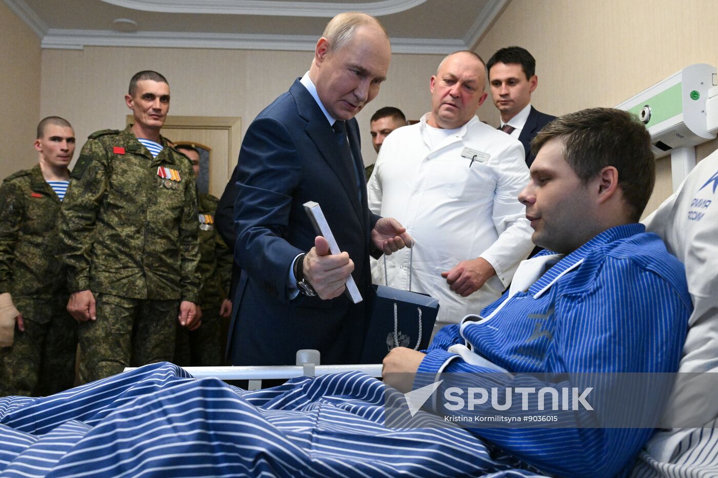 Russia Putin Military Hospital