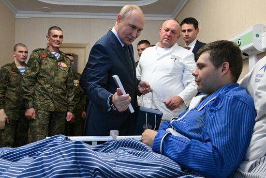 Russia Putin Military Hospital
