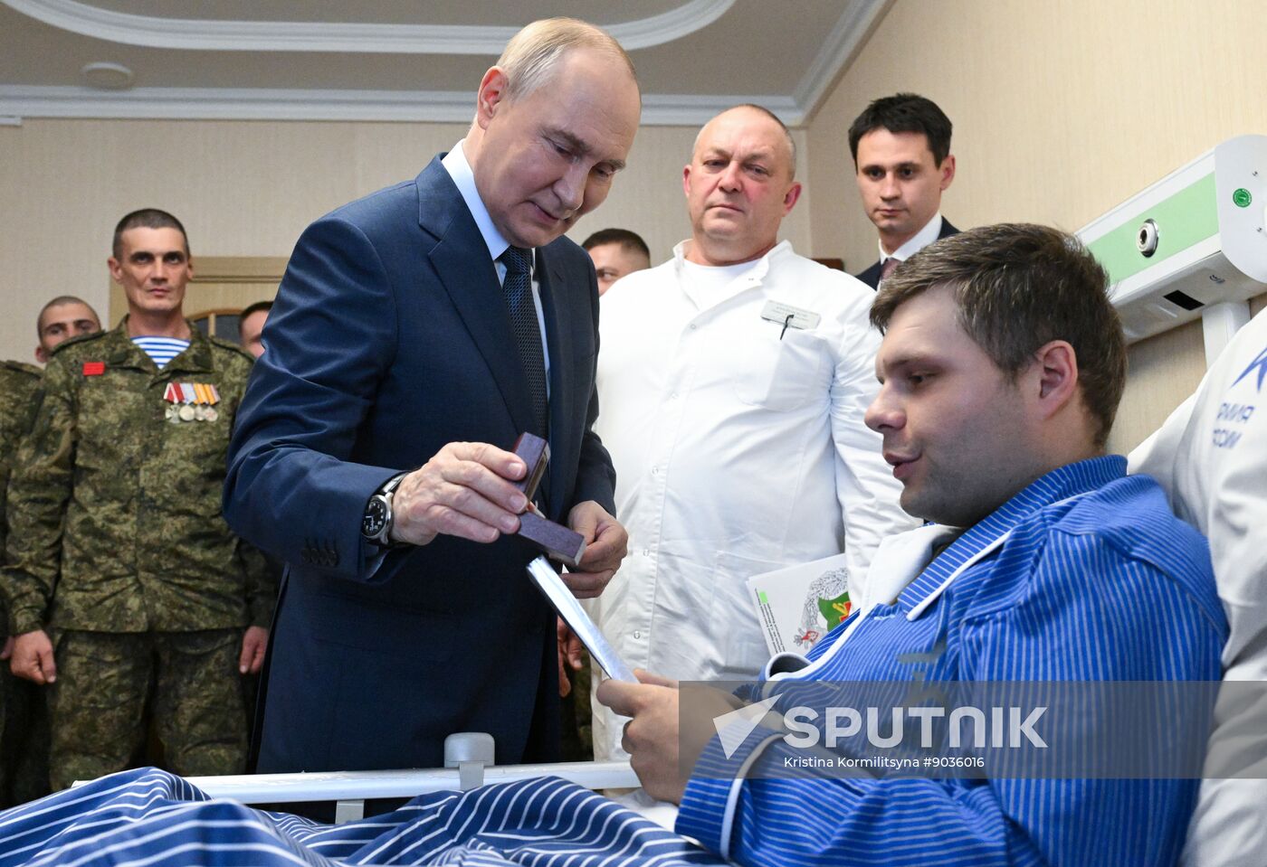 Russia Putin Military Hospital