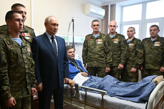 Russia Putin Military Hospital